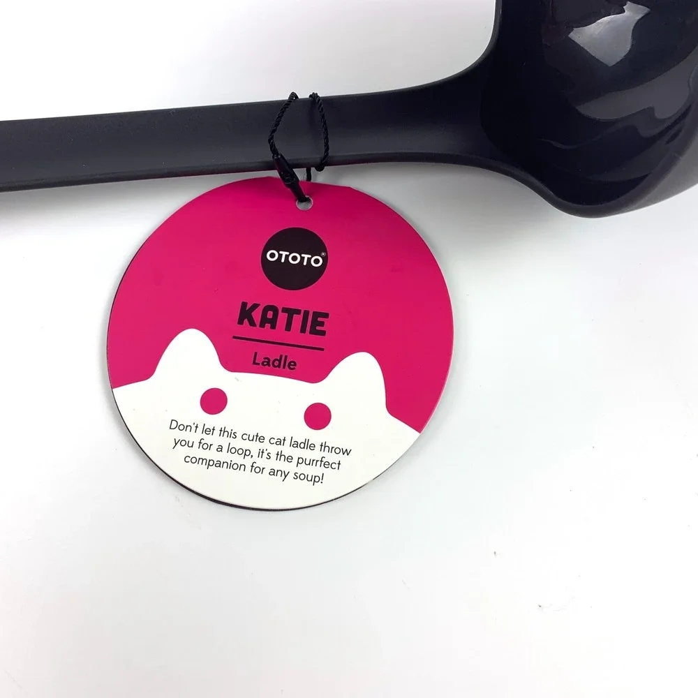 Ototo‎ Katie Cat Black Soup Ladle Halloween Gothic Purrfect For Soup
